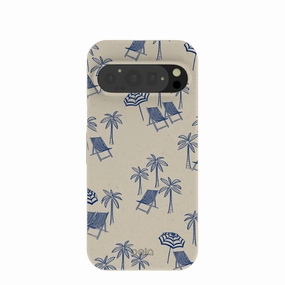 Premium Touch Compact Style London Fog Coastal Lounging Google Pixel 9/9 Pro Case