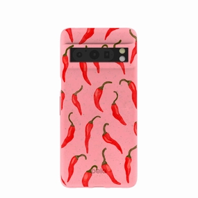 Bubblegum Pink Heatwave Google Pixel 8 Pro Case Classic Touch