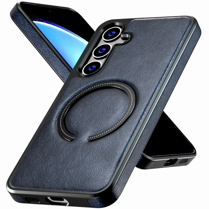 Samsung Galaxy S24 6.2" (2024) Leather Case with Magsafe Premium Shield