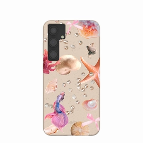 Seashell Aqua Dreams Samsung Galaxy S24 (Plus) Case Slim Design