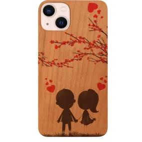Rugged Pattern Design Couple Holding Hand - UV Color Printed Phone Case