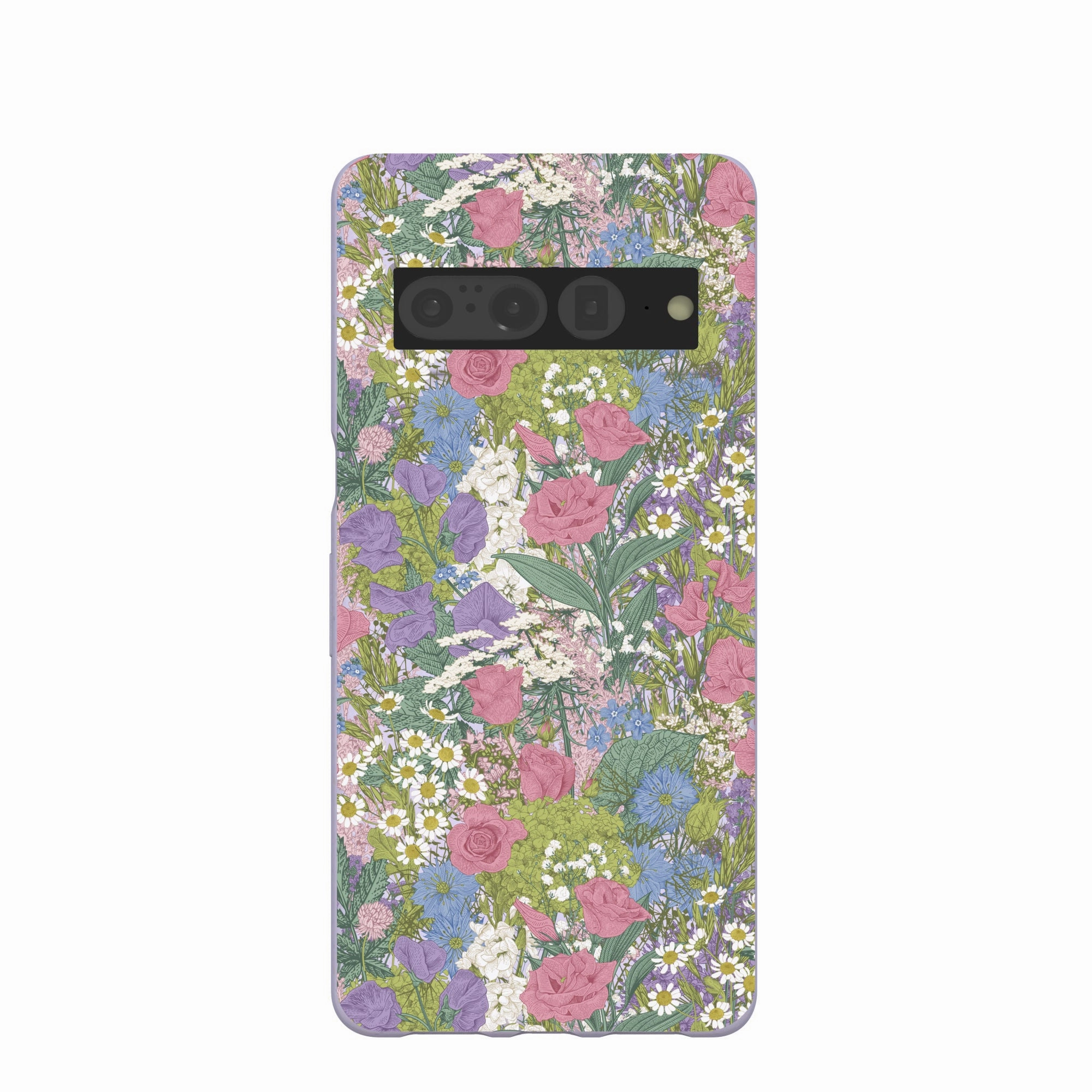 Lavender Pastel fields Google Pixel 7 Pro Case Soft Material