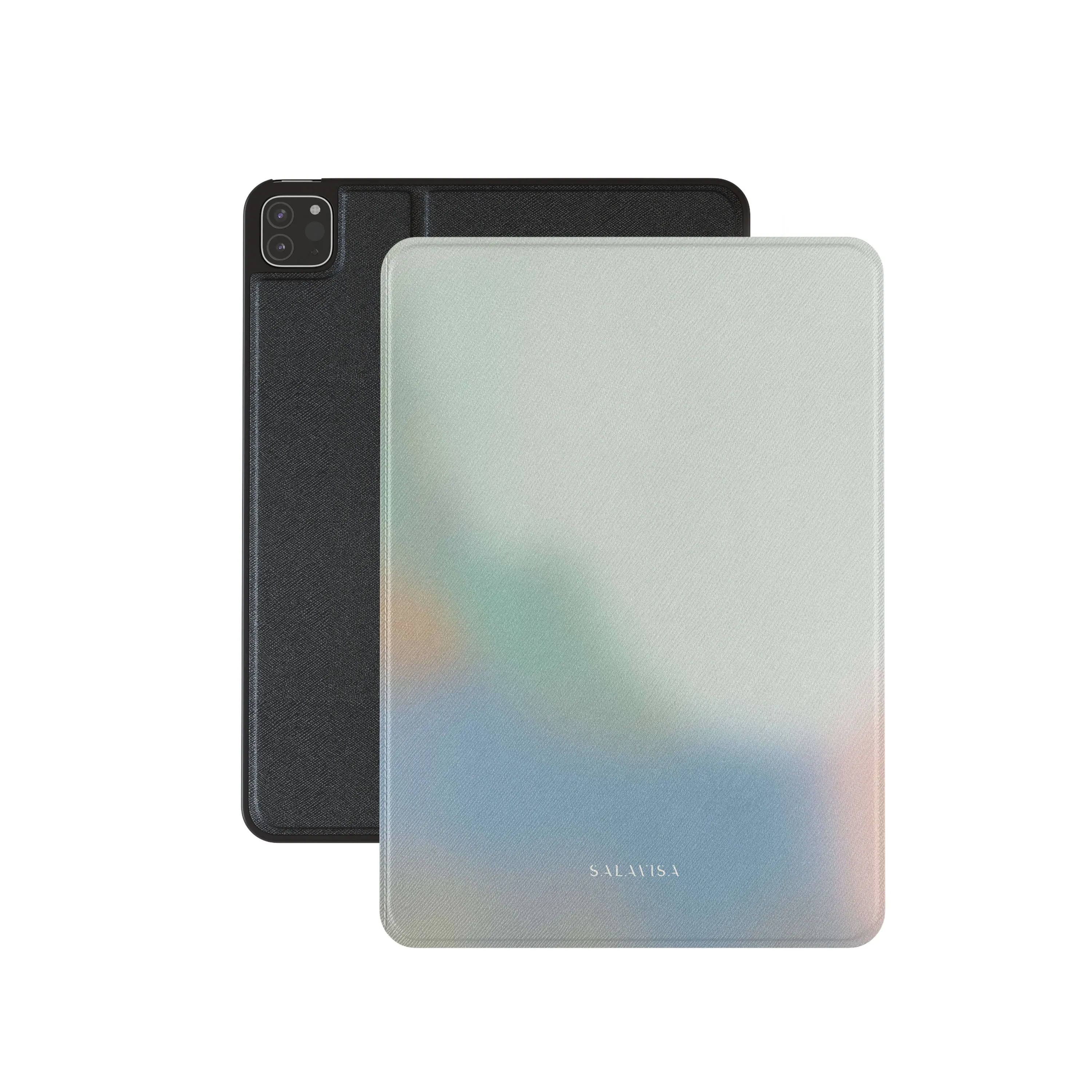 thin magnetic protector pad sleeve with pocket Whispered Tones iPad Case