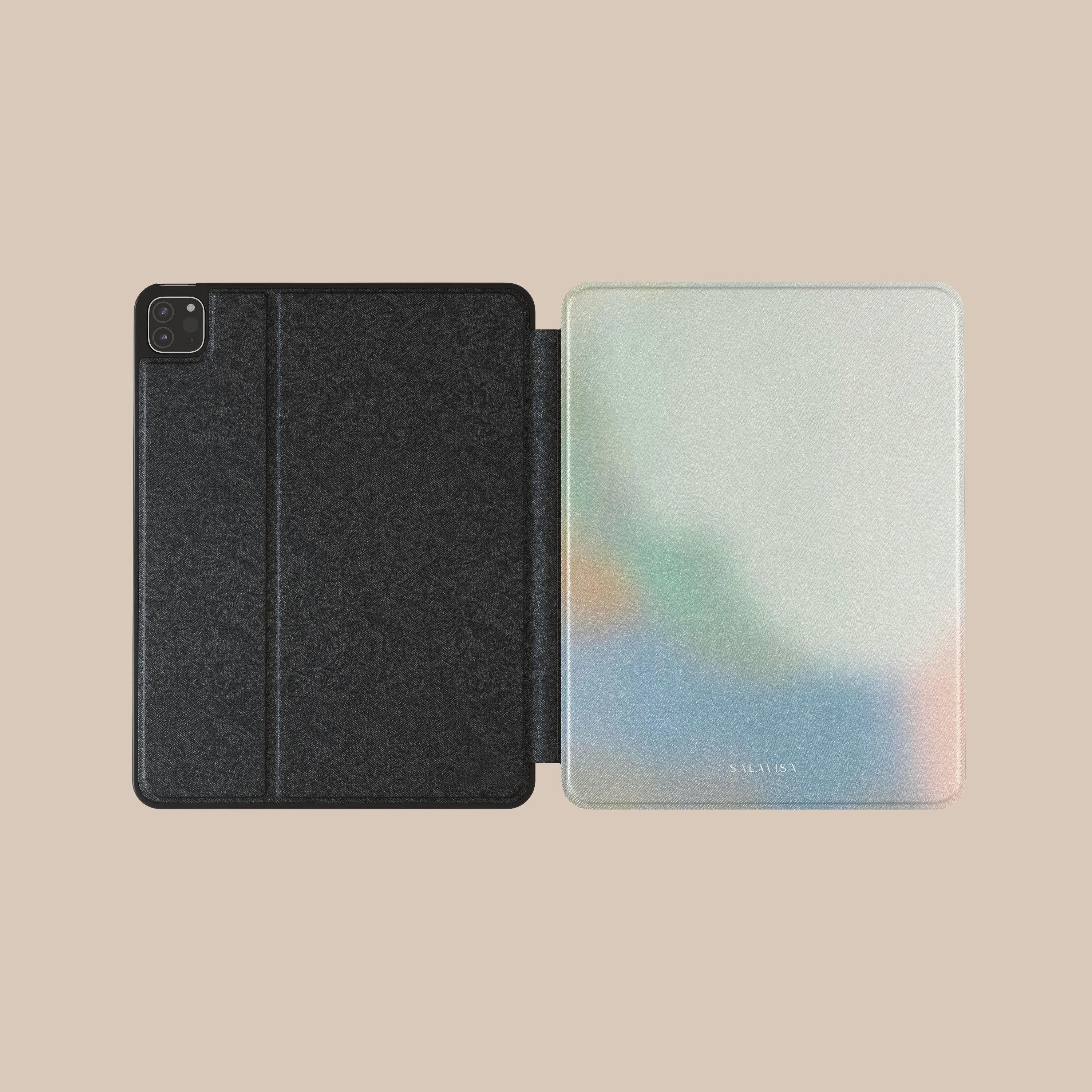 smooth touch pad cover soft touch leather pad case Whispered Tones iPad Case