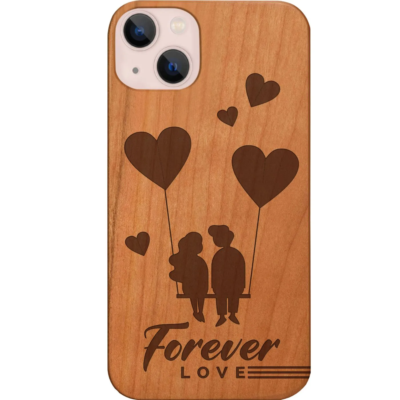 Cute Couple in Love - Engraved Phone Case Outdoor Use
