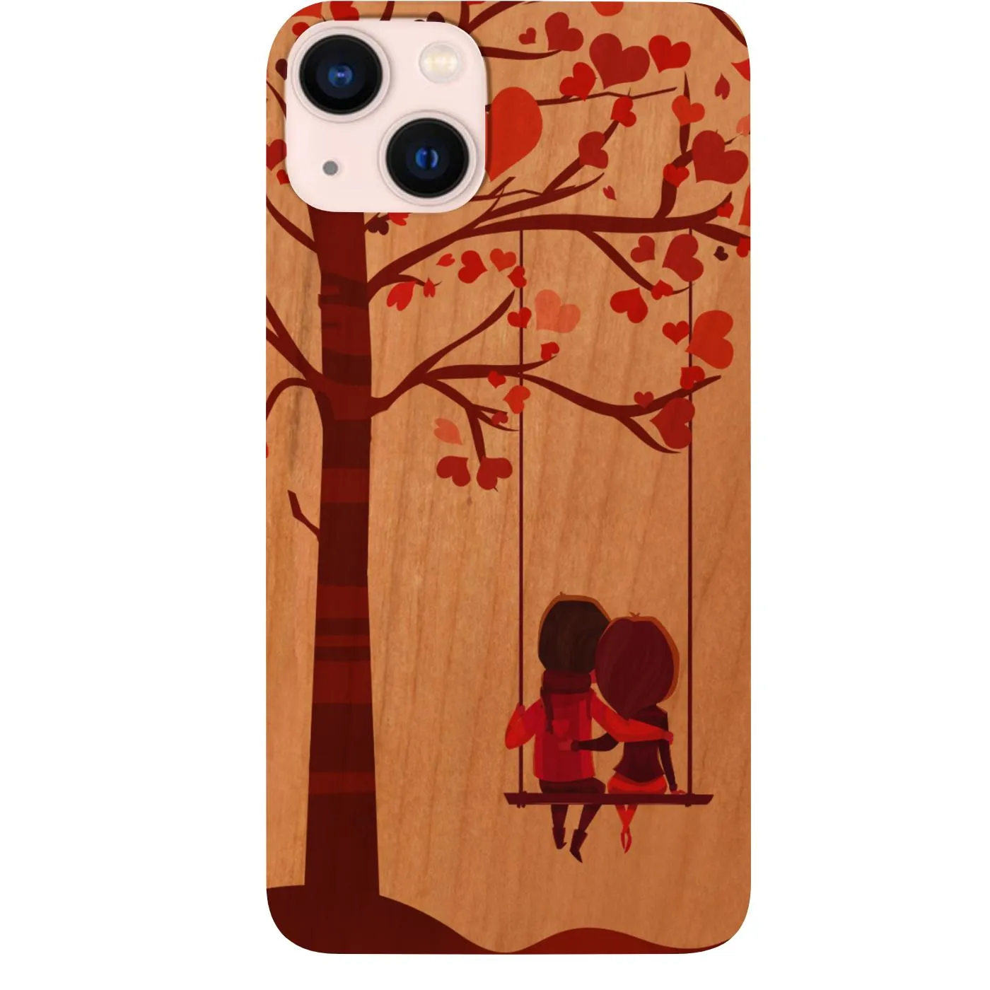 Modern Accent Cute Couple - UV Color Printed Phone Case