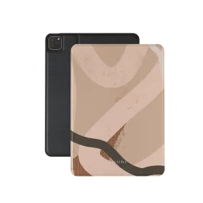 thin shell with grip Beige Organic iPad Case