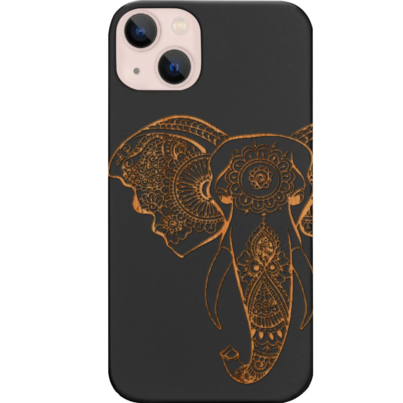 Subtle Touch Elephant Head 2 - Engraved Phone Case