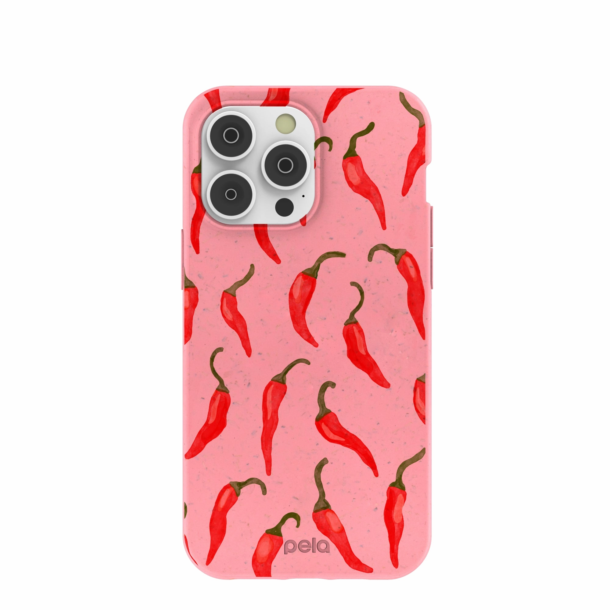 Bubblegum Pink Heatwave iPhone 14 Pro Max Case Non Slip