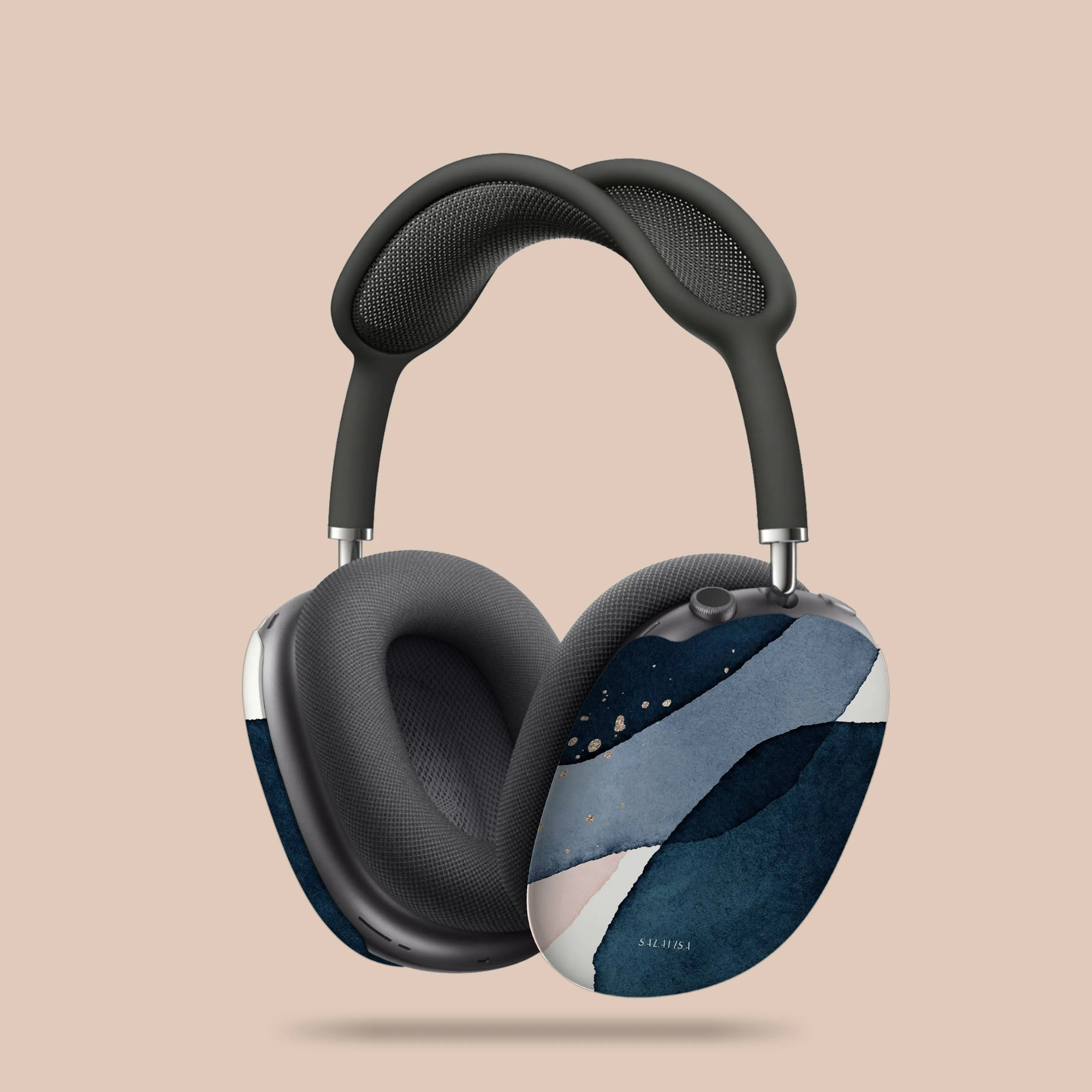 Minimal Design Texture Deep Ocean AirPods Max Case