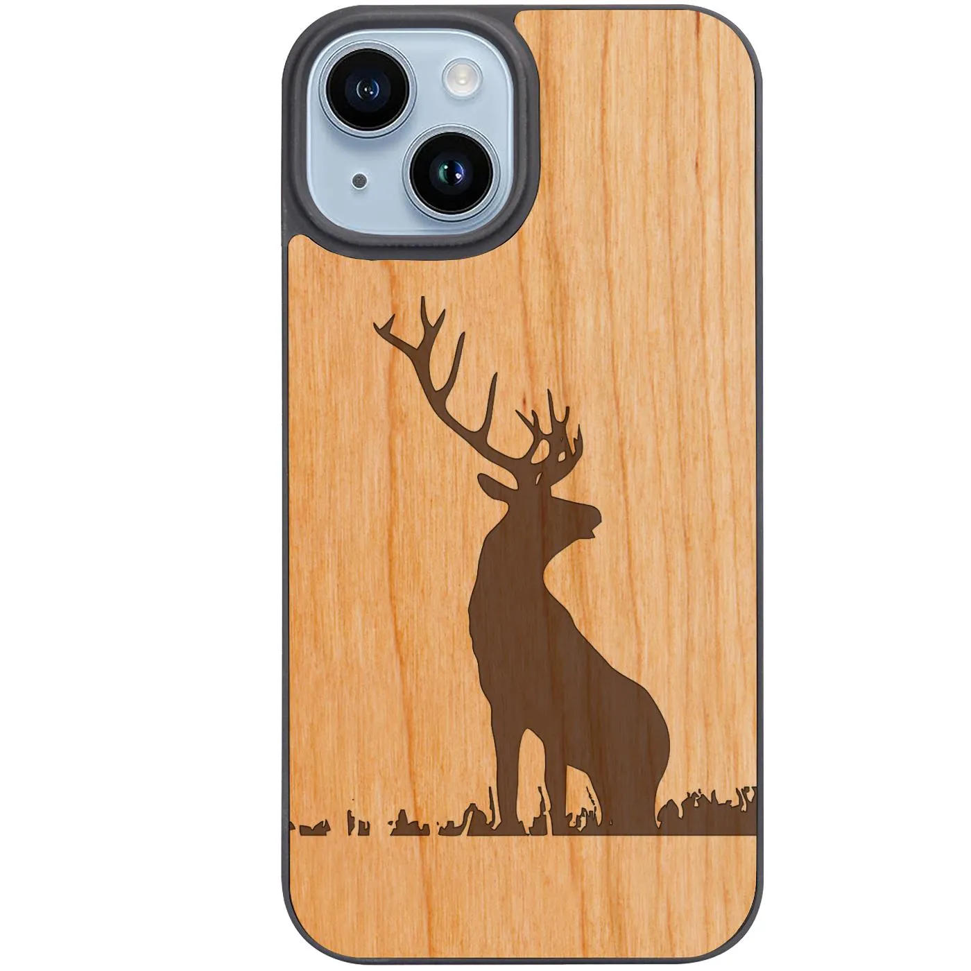 Deer 1 - Engraved Phone Case Rugged Design Comfort grip design