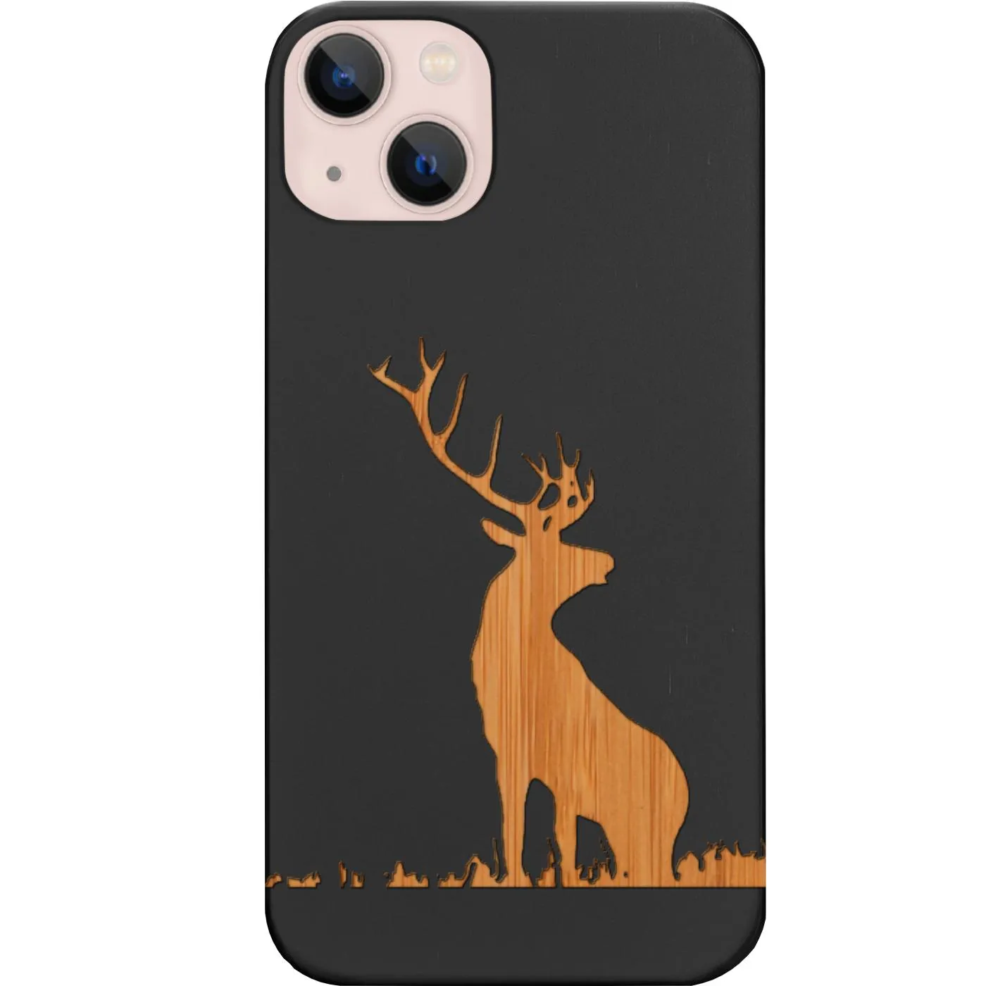 Screen Bumper Hand Feel Deer 1 - Engraved Phone Case