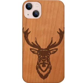 Portable Case Luxury Texture Design Deer 2 - Engraved Phone Case