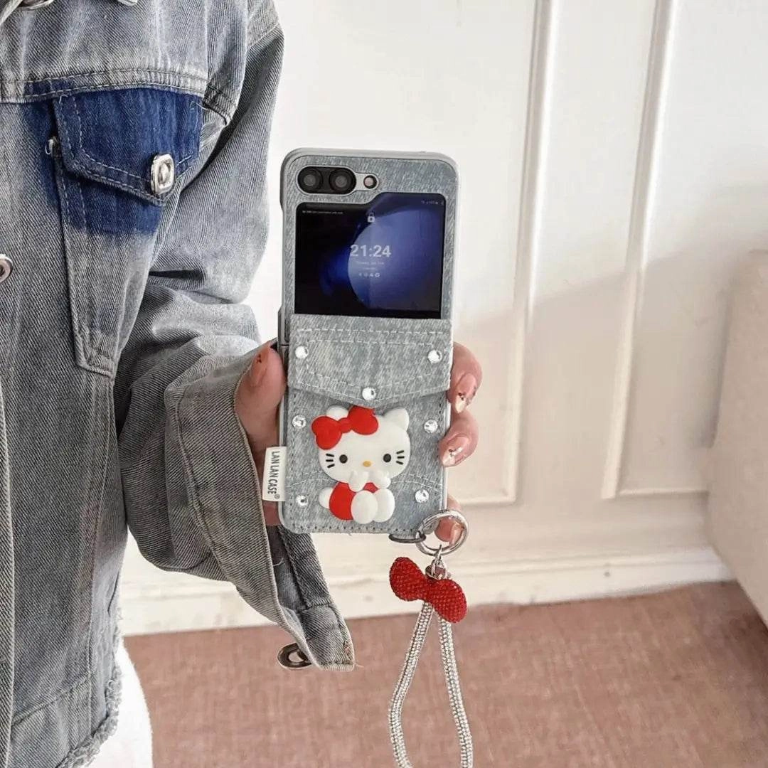 Denim Kitty Protective Shell