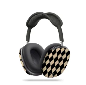 portable shockproof airpods cover Durable Compact Bag Diamond Chess AirPods Max Case