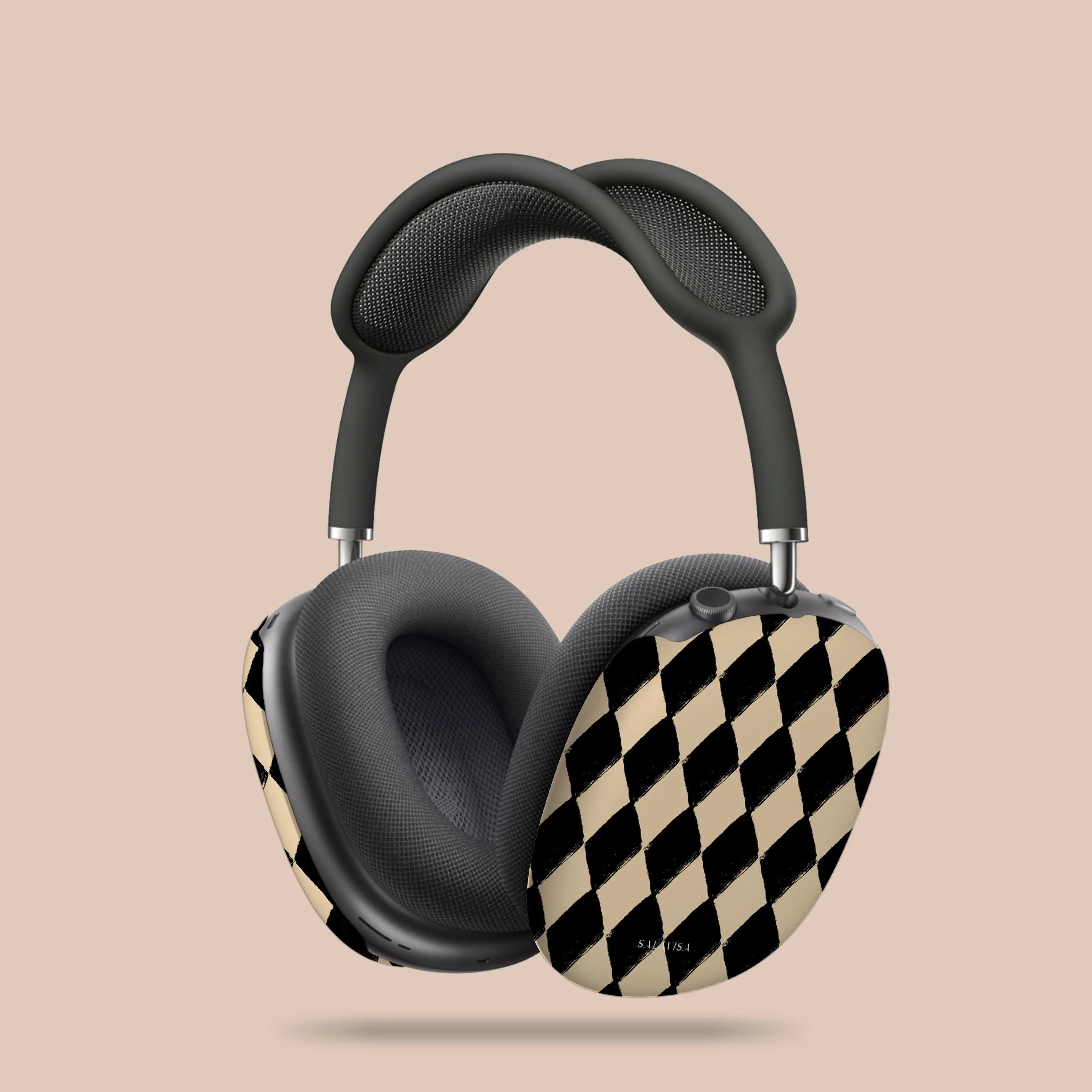 Everyday Tech Organizer Trendy Compact Organizer Diamond Chess AirPods Max Case