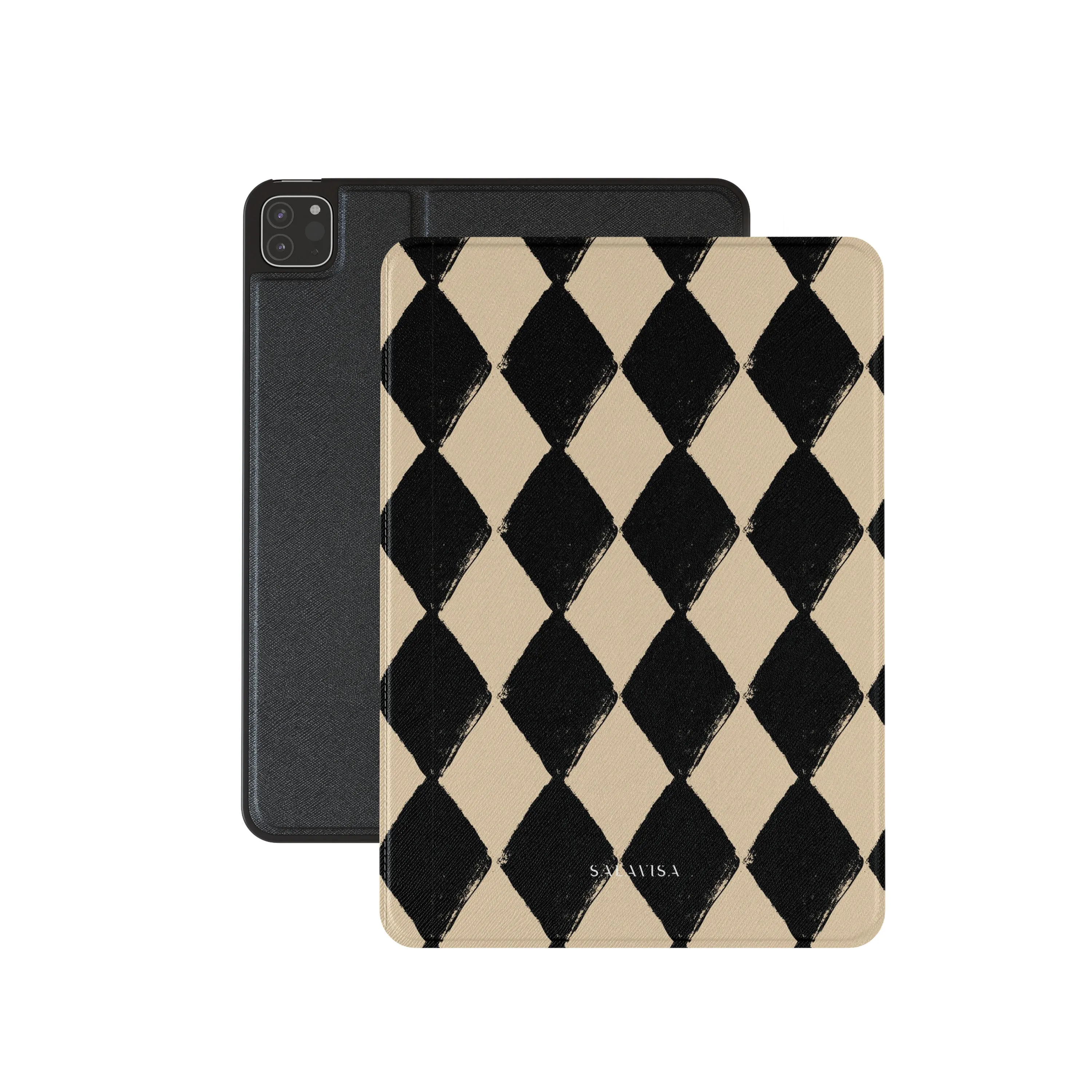 soft edge protective cover ergonomic tablet case Diamond Chess iPad Case