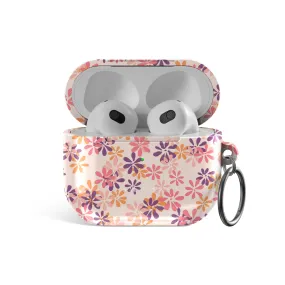 portable pocket leather airpods shell Slim Fit Holder Ditsy Summer AirPods Case