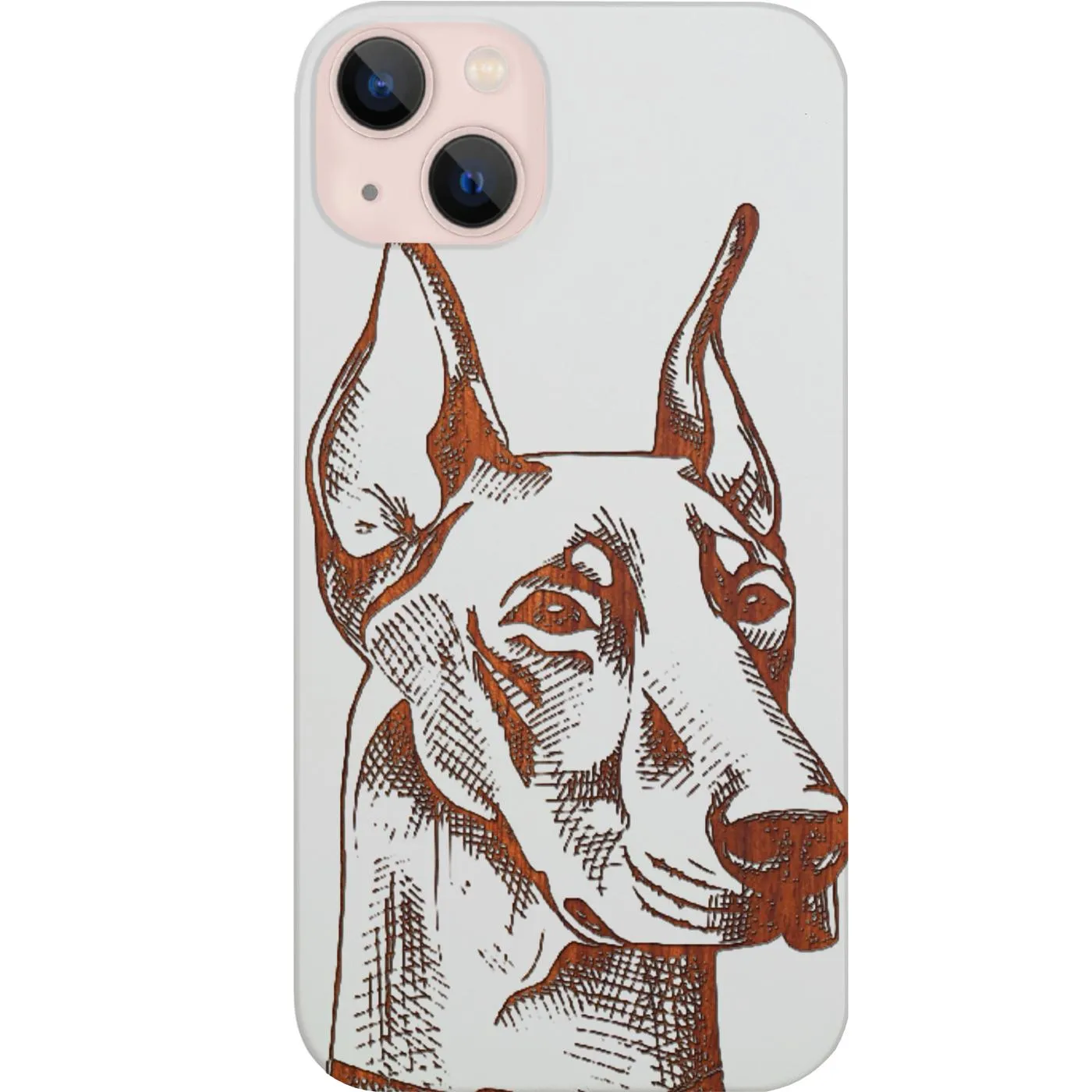 Doberman - Engraved Phone Case Daily Grip Smooth Craft