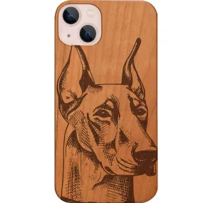 Doberman - Engraved Phone Case Shockproof Frame