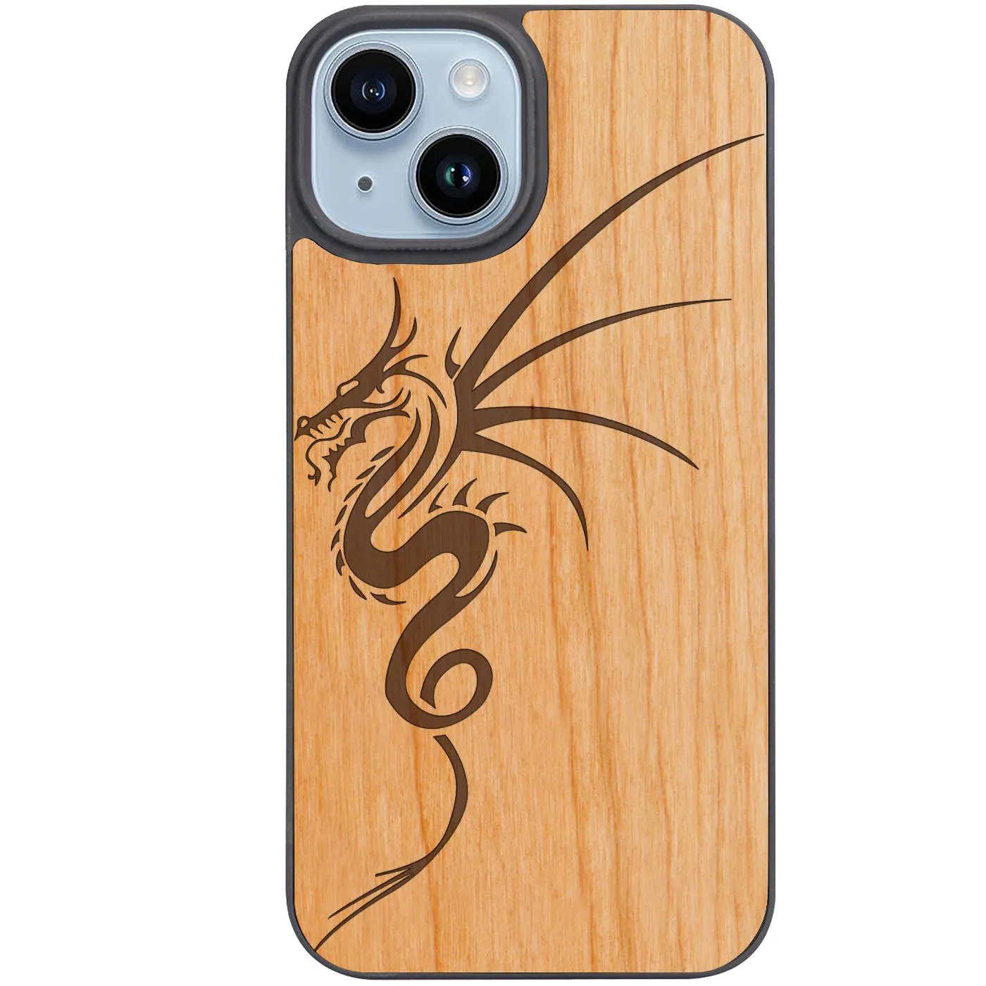 Dragon 1 - Engraved Phone Case Printed Graphic Smooth Shape