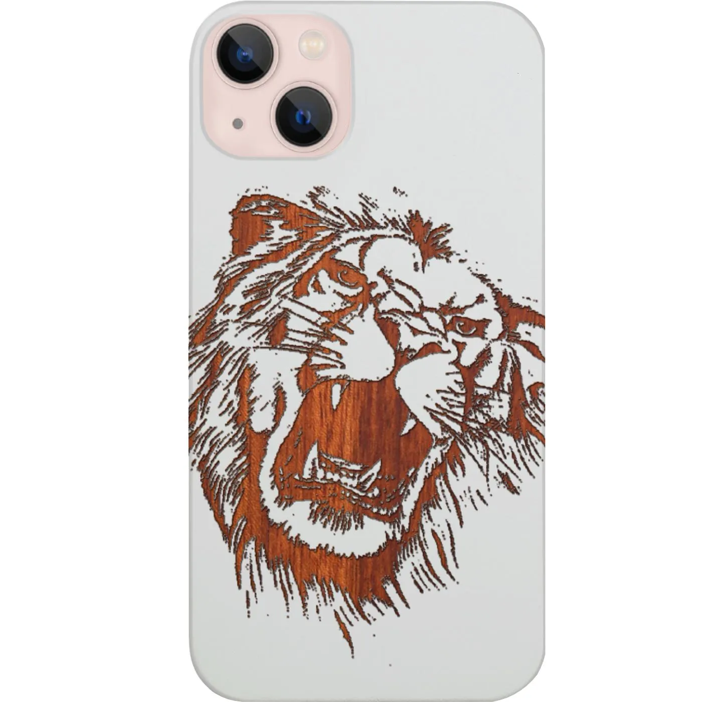 Lion Face 6 - Engraved Phone Case Slim Feel