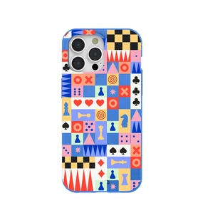 Electric Blue Playful Palette iPhone 15 Pro Max Case Refined Craftsmanship