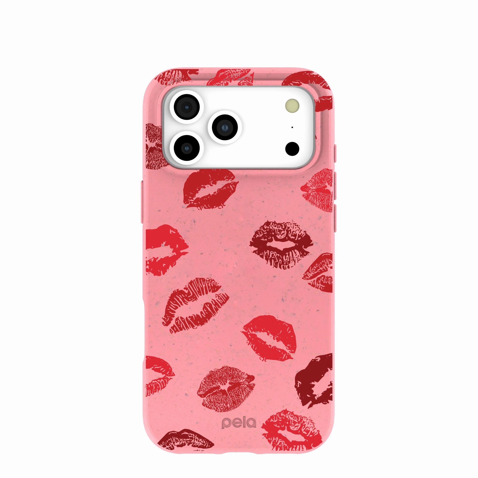Bubblegum Pink XOXO iPhone 17 Pro Max Case Soft Finish Texture