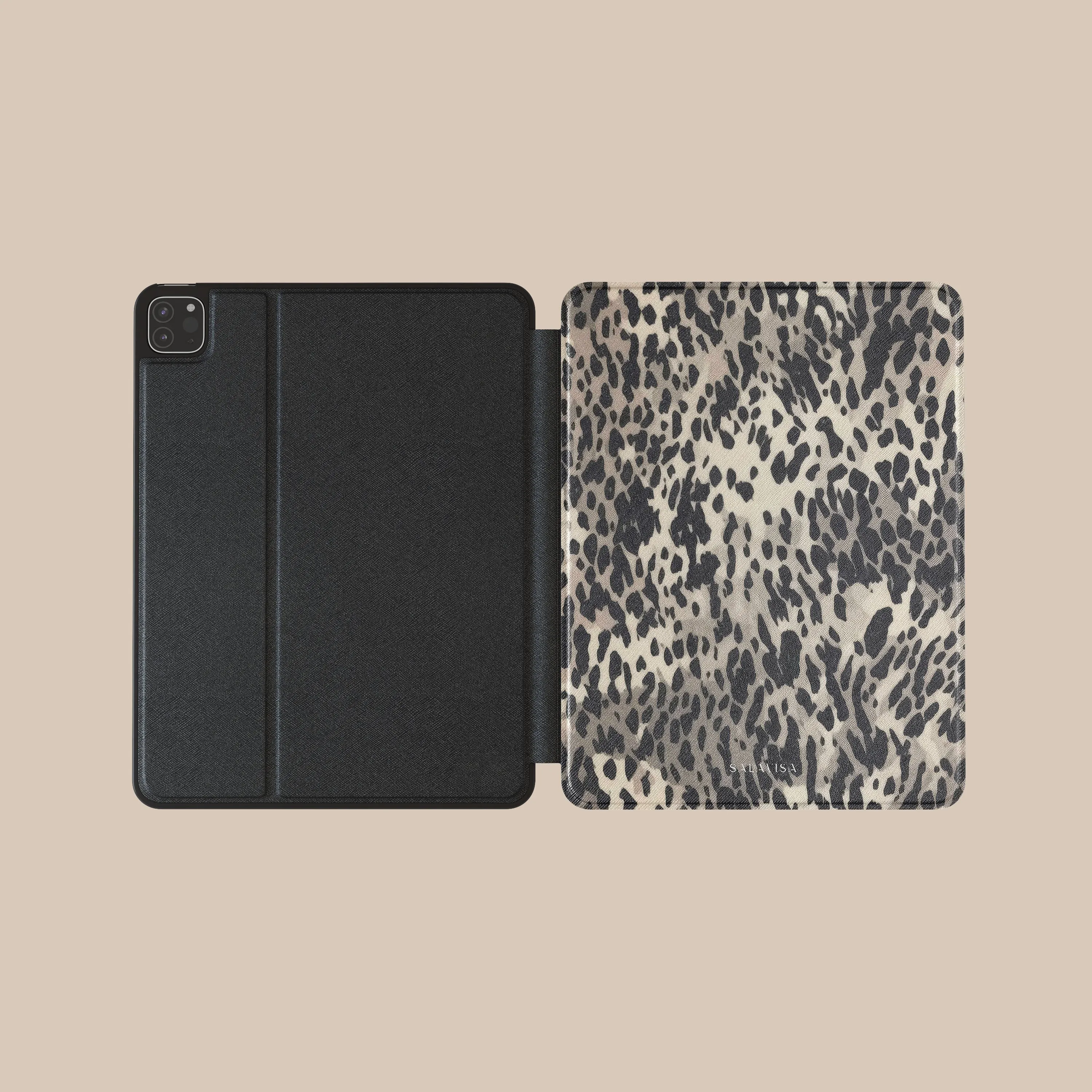 Dark Animal Skin iPad Case smart protective shell business travel folio