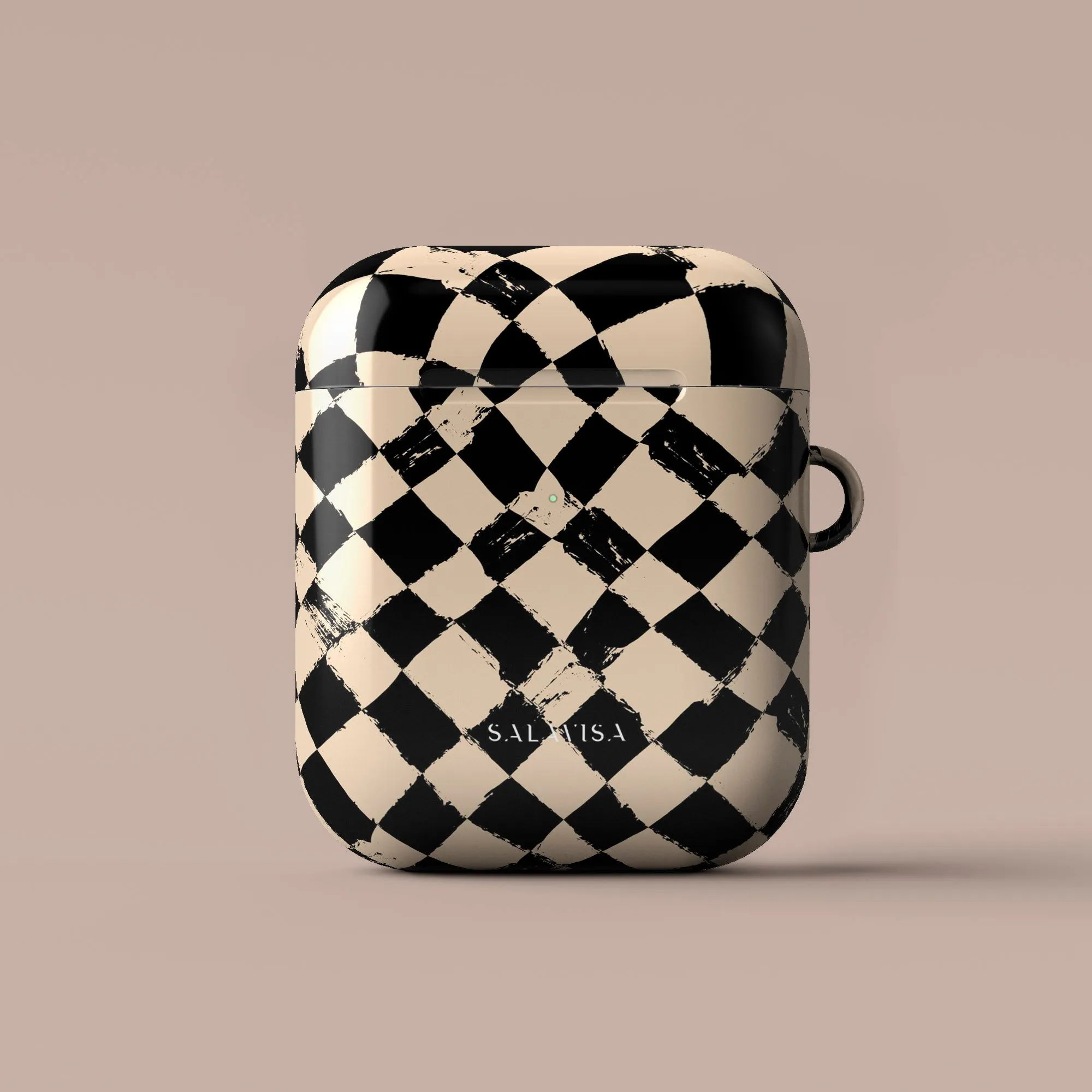 Chess Cross Board AirPods Case portable pastel gradient airpods protector Trendy Rubber Shell