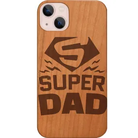 Super Dad - Engraved Phone Case Sleek Edge Design