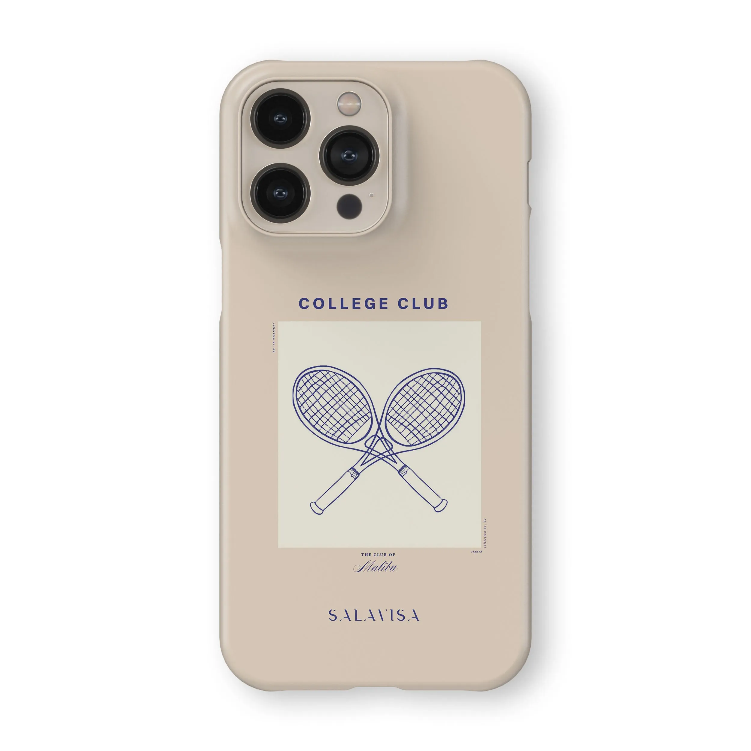 Beige Malibu Club Phone Case Shock Surface