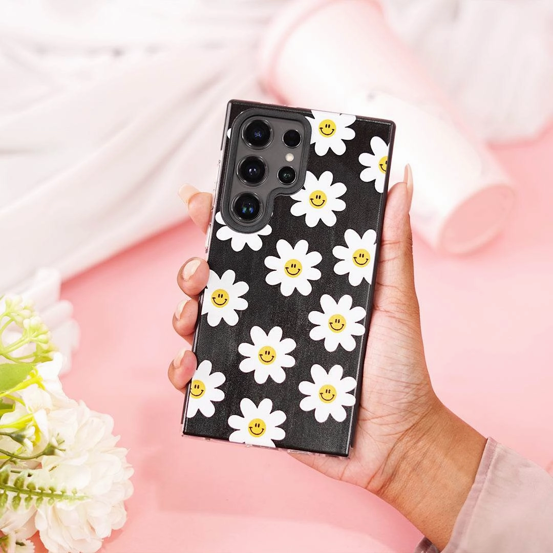 Cheerful Bloom Sunflower Case - Samsung Glossy Texture Layer