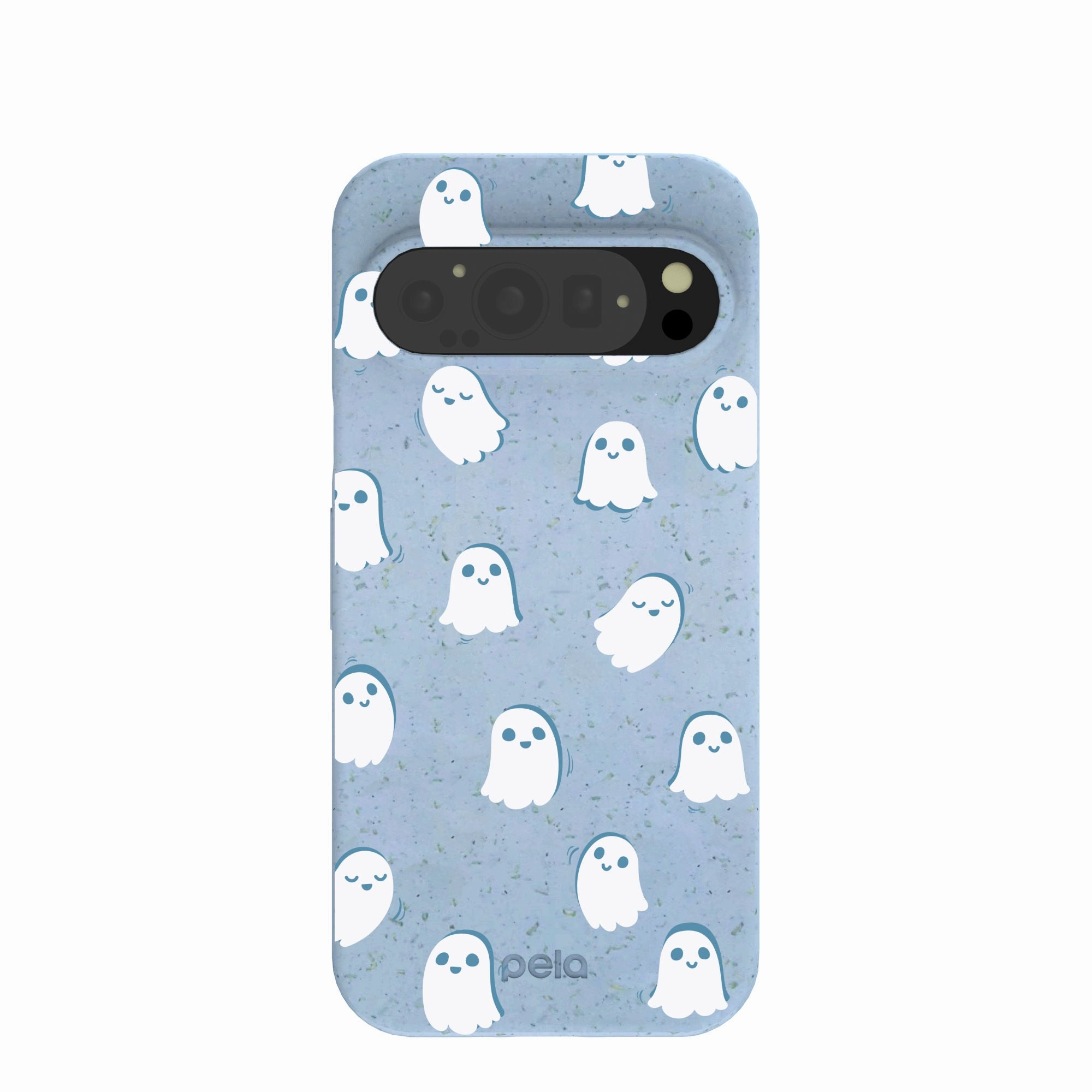 Powder Blue Ghostly Google Pixel 9/9 Pro Case Elegant Surface Texture Clean Texture