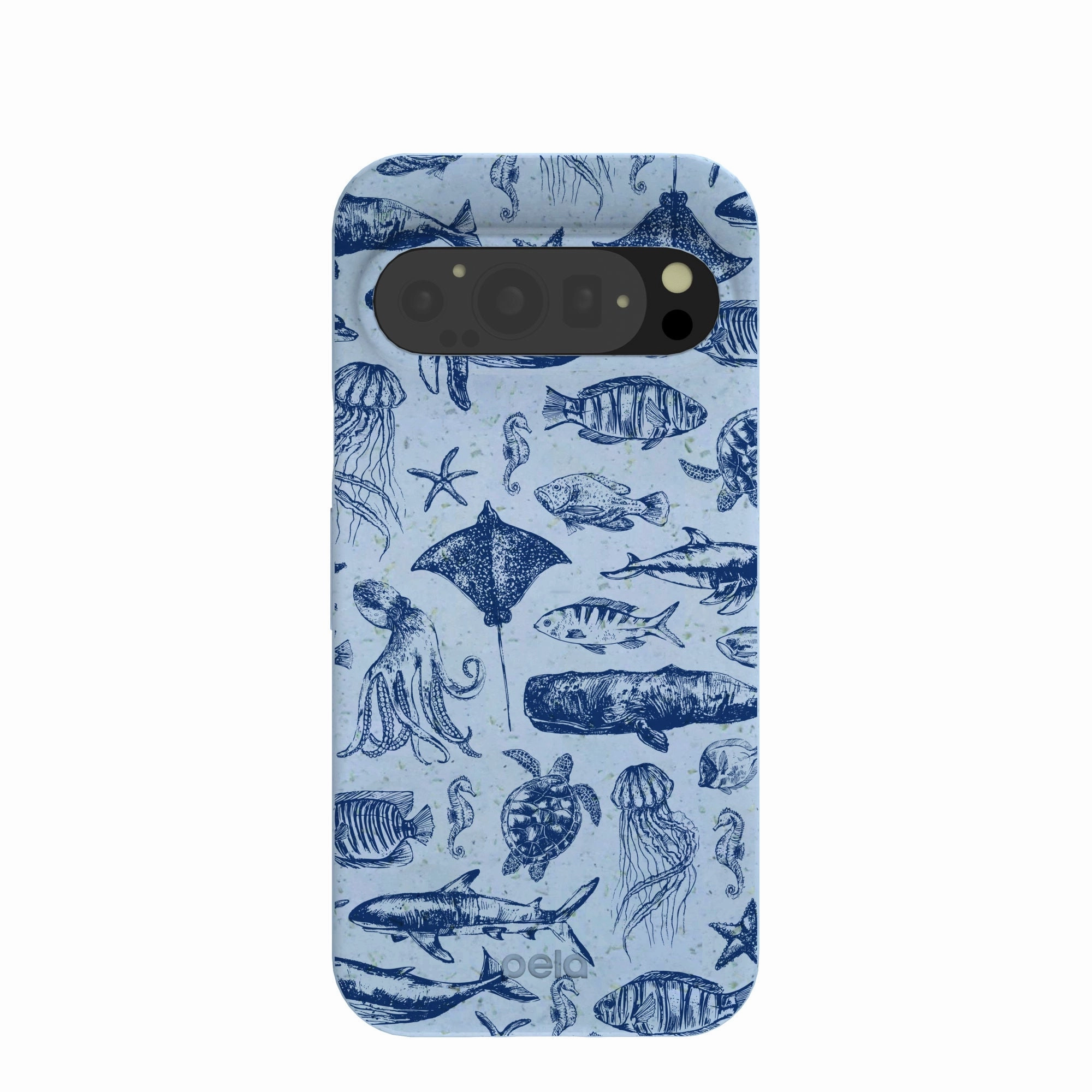 Fashion Forward Powder Blue Marine Life Google Pixel 9/9 Pro Case