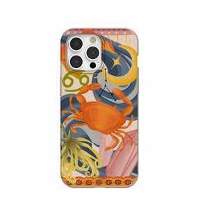 Soft Finish Layer Everyday Carry Seashell Cancer Crab iPhone 15 Pro Max Case
