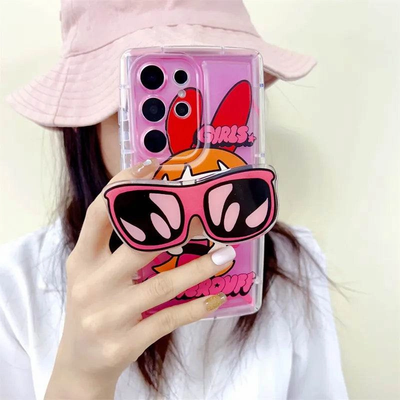 Powerpuff Sunnies Squad Cover - Samsung Flexible frame