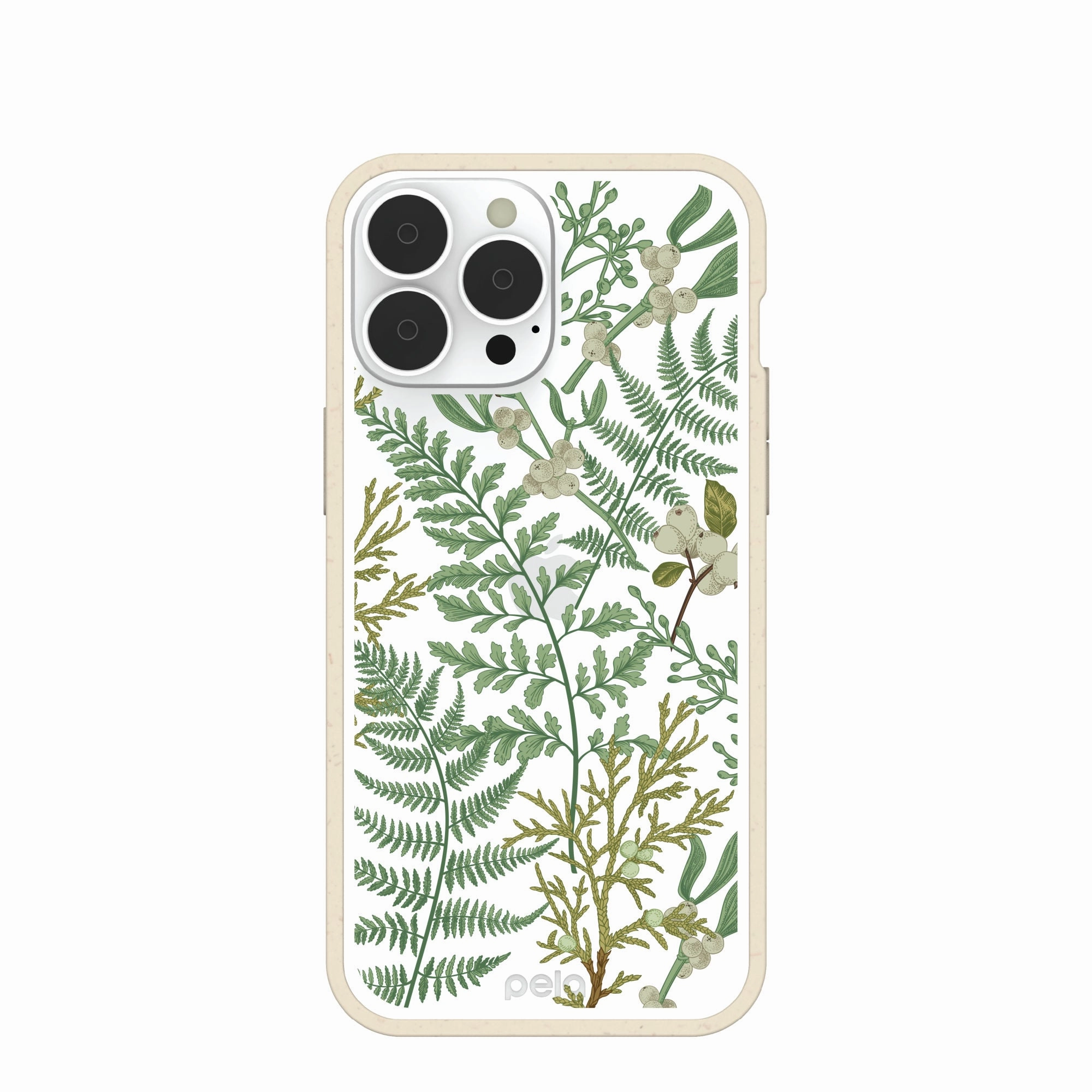 Protective Quality Clear Herbarium iPhone 13 Pro Max Case With London Fog Ridge
