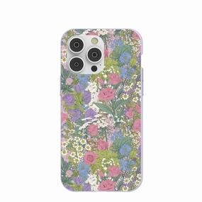 Lavender Pastel fields iPhone 14 Pro Max Case Compact Grip