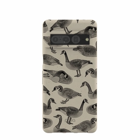 London Fog Canadian Geese Google Pixel 7 Pro Case Protective Material Durable Texture Build