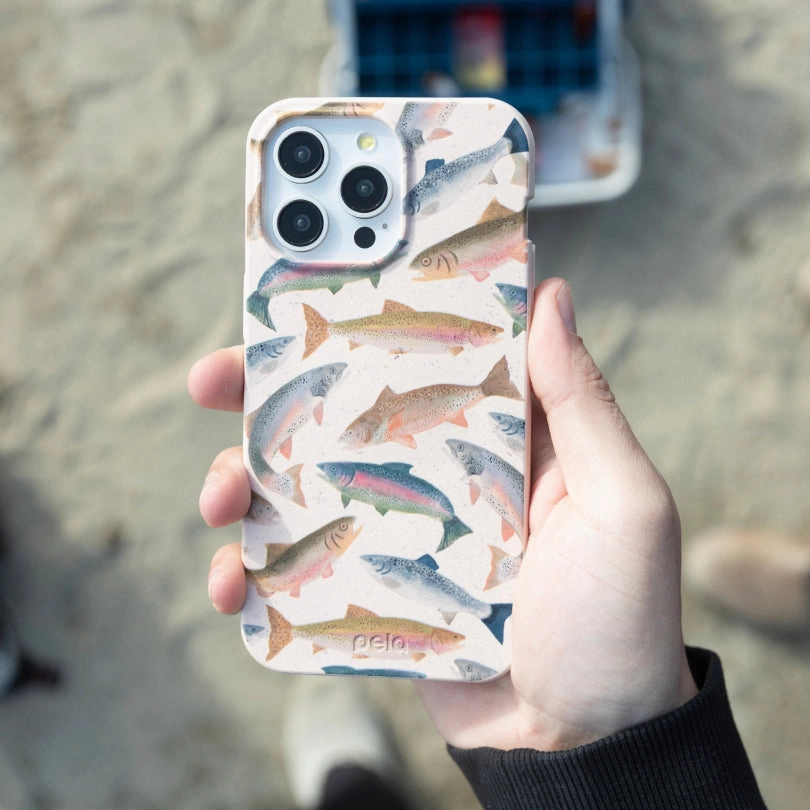 Seashell Rainbow Trout iPhone 17 Pro Max Case Vivid Gradient