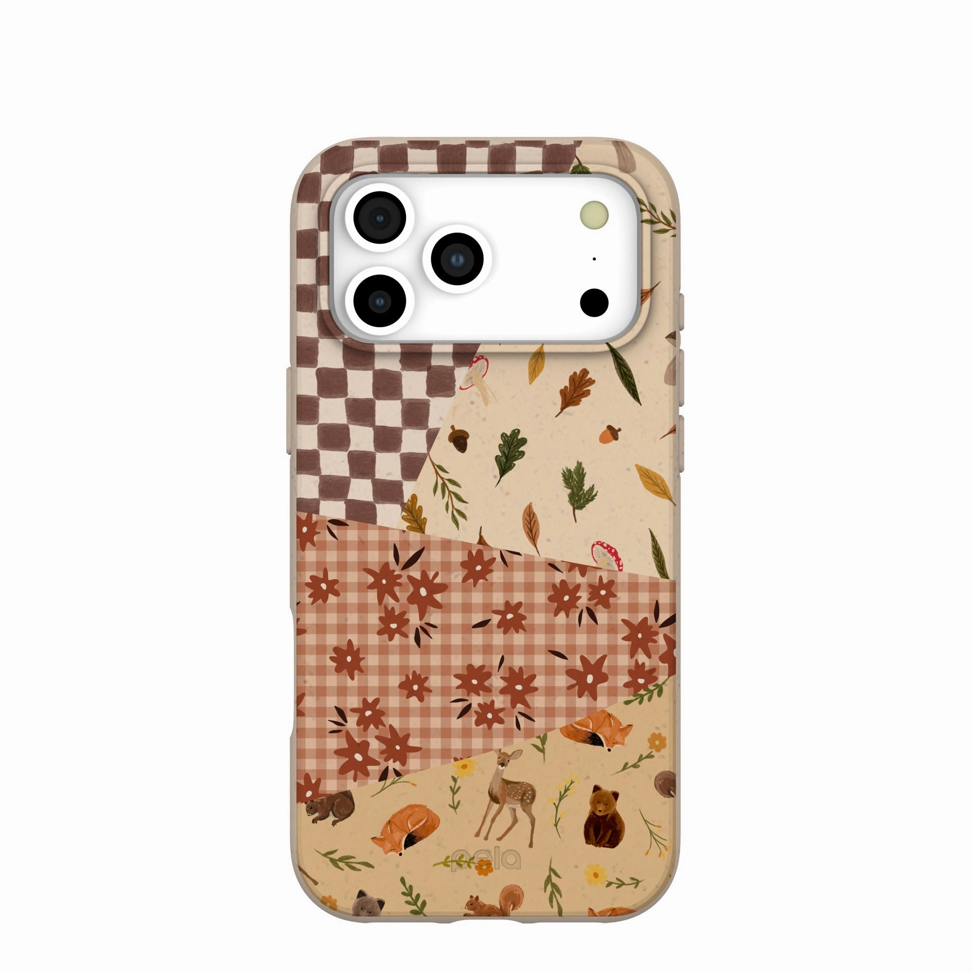 Stylish Detail Vivid Coloration Seashell Autumn Quilt iPhone 17 Pro Max Case