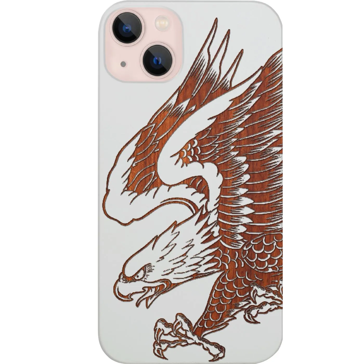 Matte Feel Eagle Attack - Engraved Phone Case