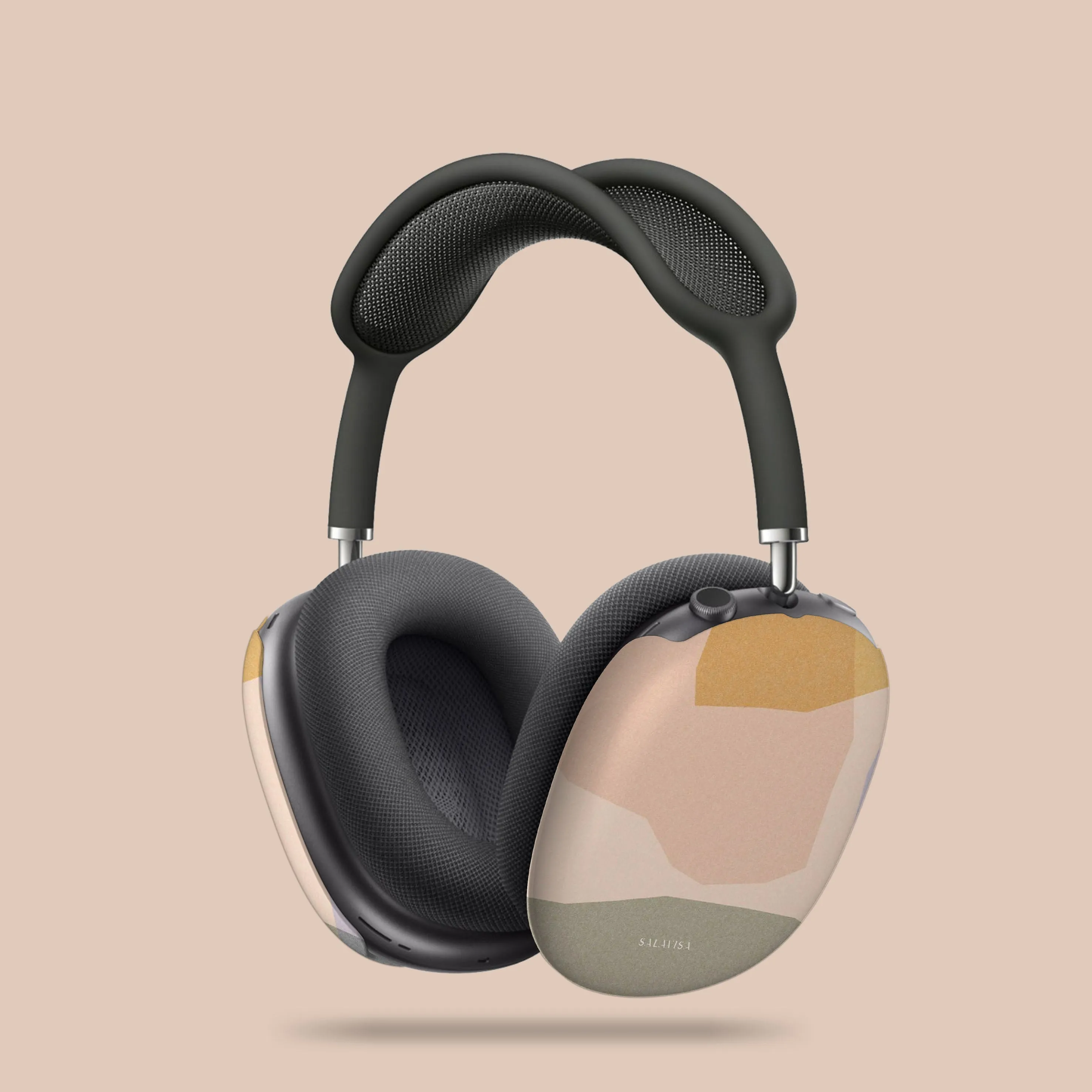 lightweight travel hybrid case Trendy Smooth Finish Earth Layers AirPods Max Case