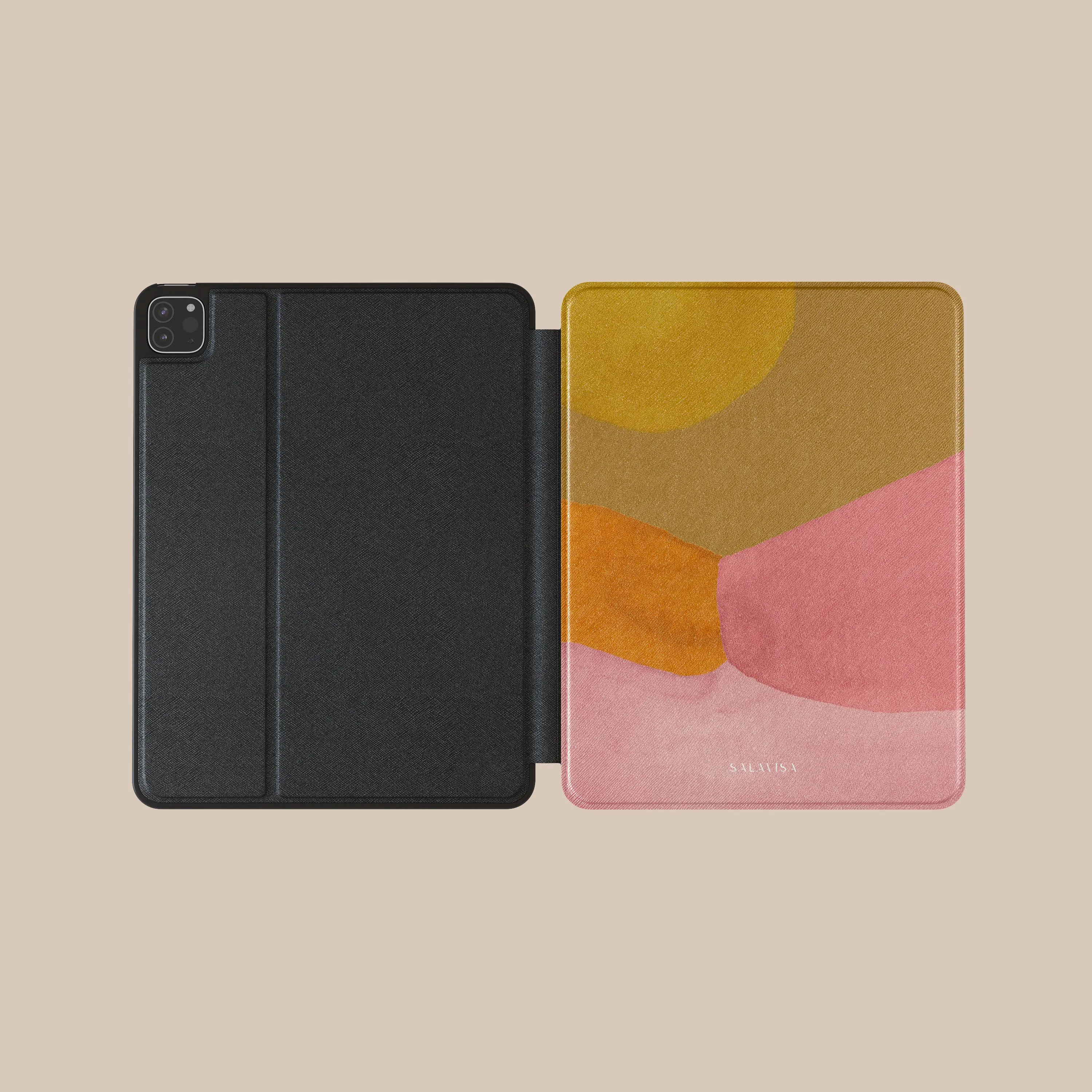 Slim Case compact fit tablet sleeve Earth Watercolor iPad Case