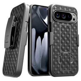 Luxury Grip Google Pixel 10 Pro XL Belt Clip Holster Phone Case