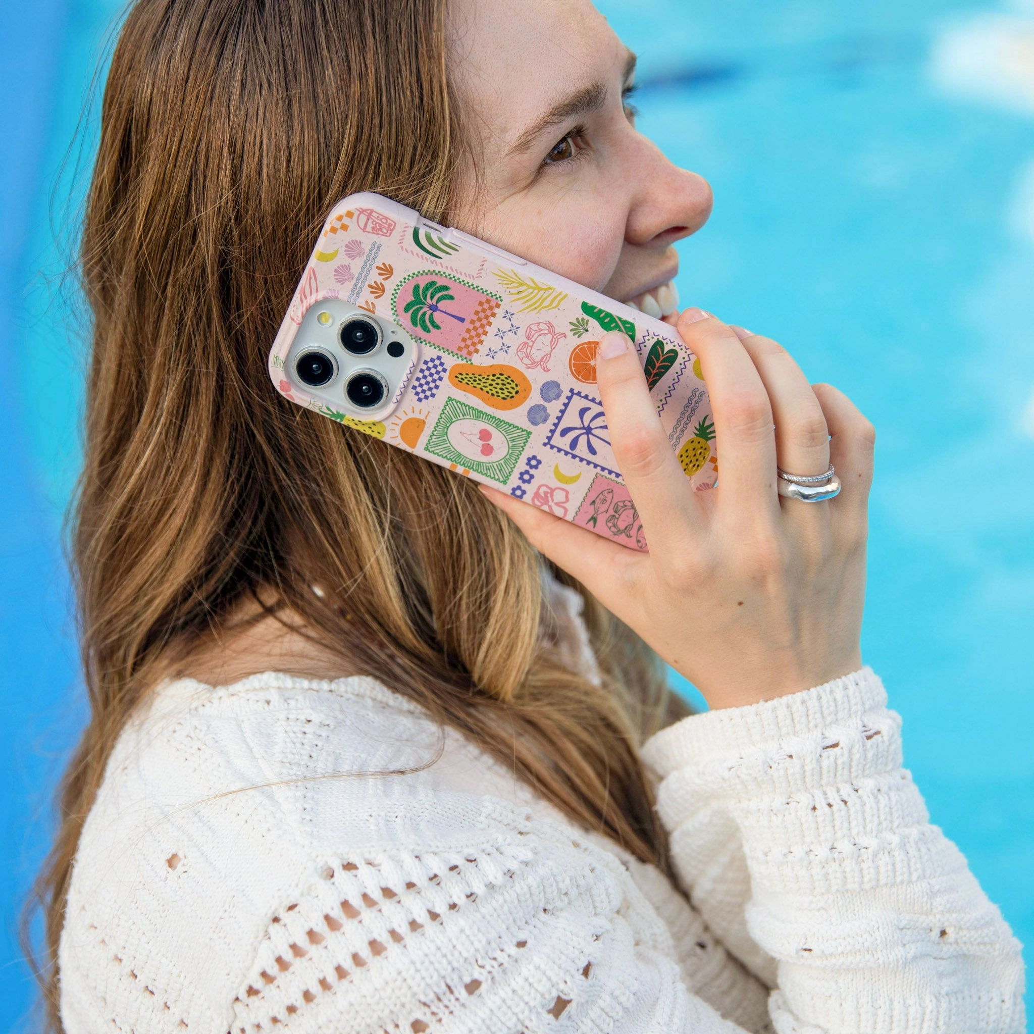 Seashell Tropic Muse iPhone 17 Pro Max Case Premium Form Minimal Touch