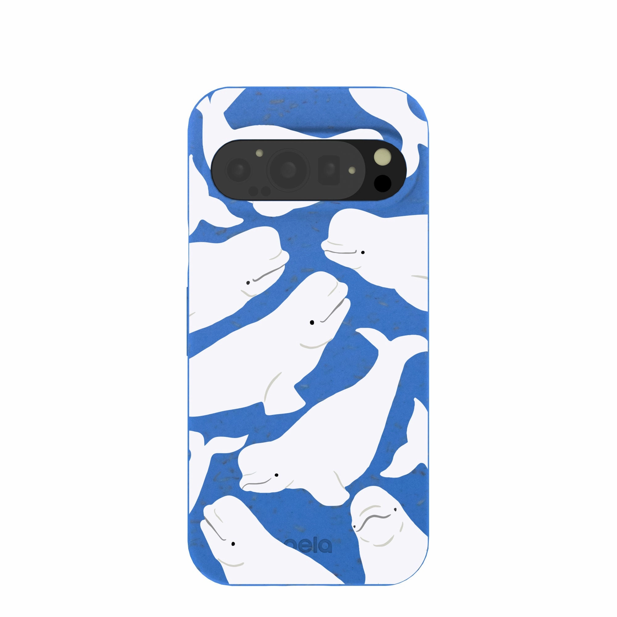 Textured Surface Tight Fit Electric Blue Belugas Google Pixel 9/9 Pro Case