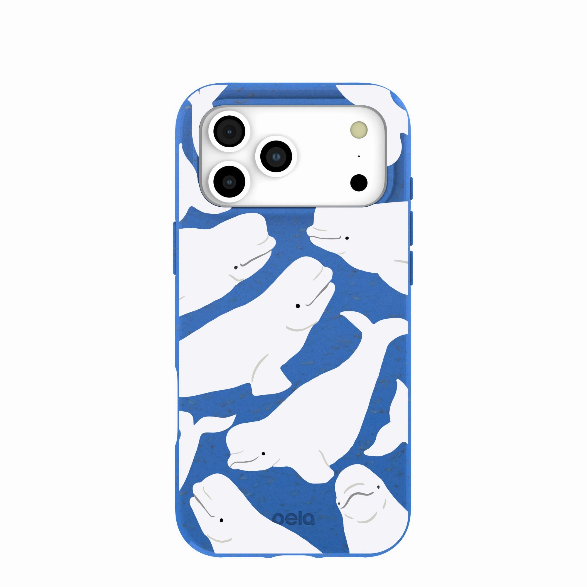 Trendy Design Travel Essential Electric Blue Belugas iPhone 17 Pro Max Case