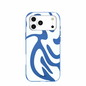 Electric Blue Blue Crush iPhone 17 Pro Max Case Fashion Accessory
